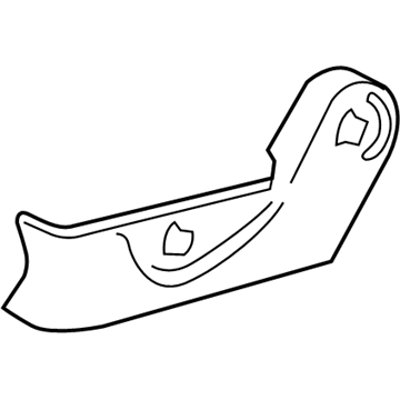 71812-74010-C0 Toyota Outer Cover, Driver Side Illustration 1 of 1