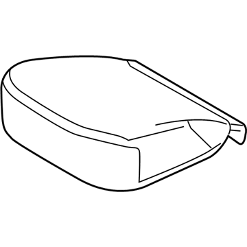 71528-74110-B1 Toyota Cushion Cover, Driver Side Illustration 1 of 1