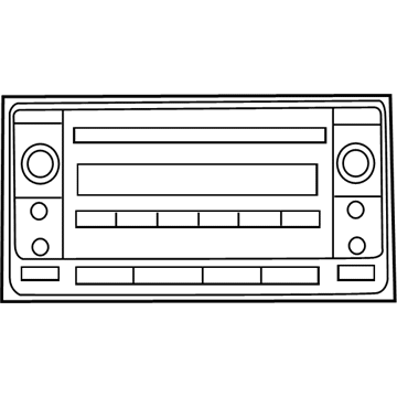 Toyota 86120-52490 AM/FM CD