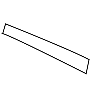 Toyota Corolla Door Moldings - 75756-02030