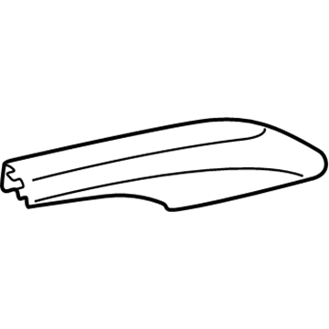 63494-08020 Toyota End Cover, Rear Driver Side Illustration 1 of 1