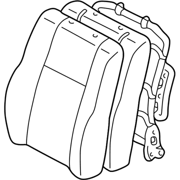 Toyota 71430-02130-B0 Seat Back Assembly