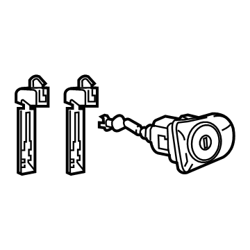 Toyota 69005-35C10 Cylinder & Keys