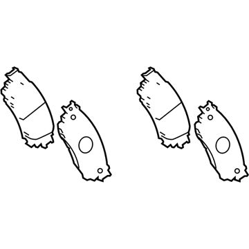 Toyota C-HR Brake Pads - 04466-F4010