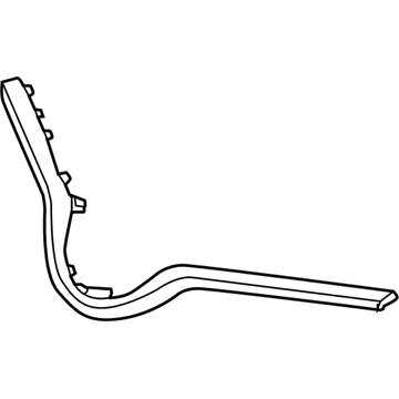 53121-0D250 Toyota Lower Molding, Front Illustration 1 of 1