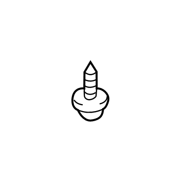 Toyota 90167-50063 Center Molding Screw