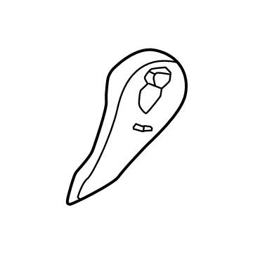 Toyota 71834-60380-C0 Recline Cover