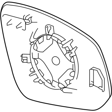 Toyota 87931-0E371 Mirror Glass