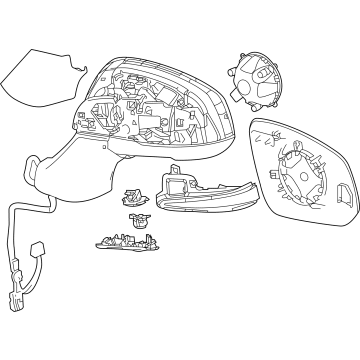 Toyota 87910-0E690 Mirror Assembly