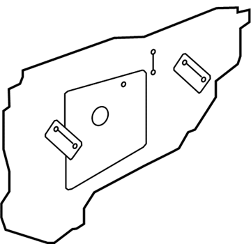 Toyota 67841-06190 Water Shield