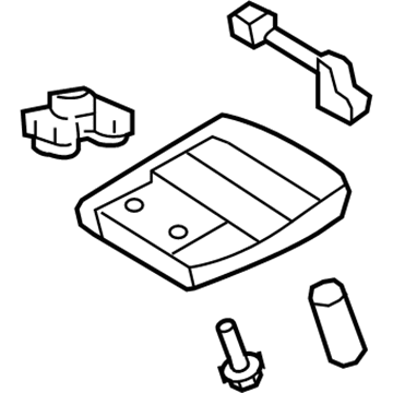 Toyota 63650-0C490-B0 MAP Lamp Assembly