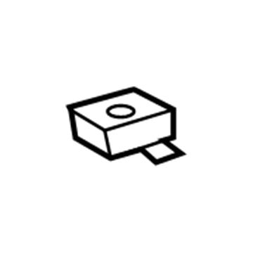 Toyota 74348-0C031-B0 Sunvisor Holder