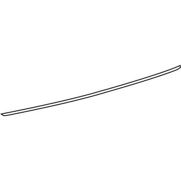 Toyota 76821-06100 License Molding Protector