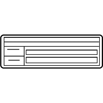 47287-20010 Toyota Label, Brake Fluid Information Illustration 1 of 1
