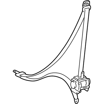 Scion 73220-52440-C0 Belt & Retractor