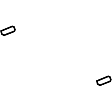 53157-06050 Toyota Side Seal, Center Outer Illustration 1 of 1
