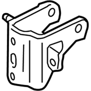 12321-0T070 Toyota Rear Mount Bracket Illustration 1 of 1