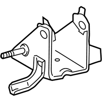 12325-0T080 Toyota Side Mount Bracket, Driver Side Illustration 1 of 1