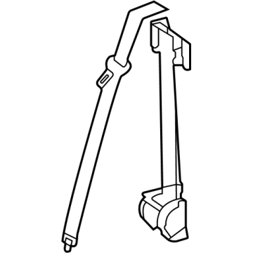 Toyota 73350-AK010-C0 Center Seat Belt