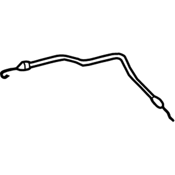69770-AA010 Toyota Cable, Passenger Side Illustration 1 of 1