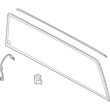 Toyota 64810-AK040 Back Glass