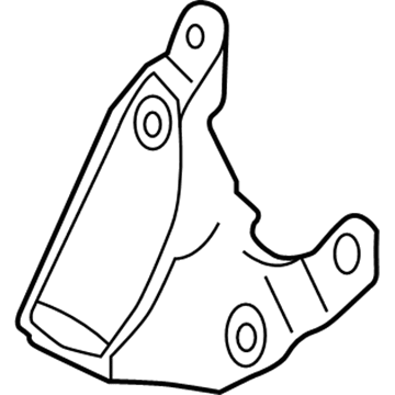 12311-0P090 Toyota Bracket, Engine Mounting, Front(For Transverse Engine) Illustration 1 of 1