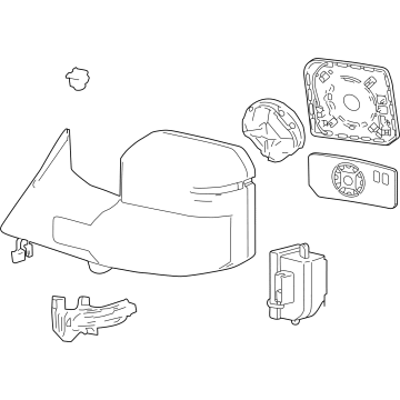 Toyota 87910-0C710 Mirror Assembly