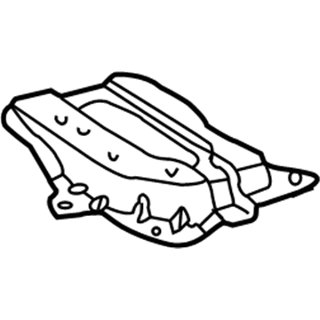74411-02010 Toyota Tray Bracket Illustration 1 of 1