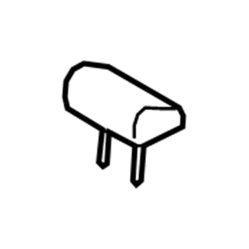71940-0C220-B0 Toyota Headrest, Center, Gray Illustration 1 of 1