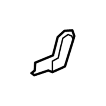 71829-0C030-B0 Toyota Hinge Cover, Gray, Rear Driver Side Illustration 1 of 1