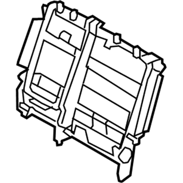 71018-0C050 Toyota Seat Back Frame, Driver Side Illustration 1 of 1