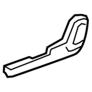 71826-0C010-B0 Toyota Lower Trim, Gray, Driver Side Illustration 1 of 1