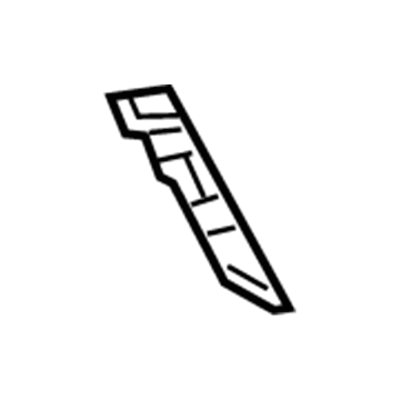 Toyota 75765-10010 Rear Molding