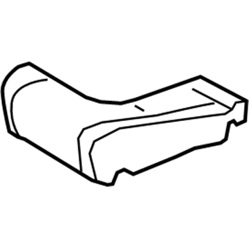 71511-0E070 Toyota Seat Cushion Pad, Passenger Side Illustration 1 of 1