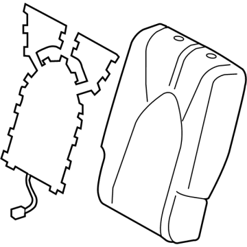 Toyota 71078-0E420-B5 Seat Back Cover