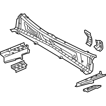 55700-0C031 Toyota Cowl Top Panel, Front Illustration 1 of 1