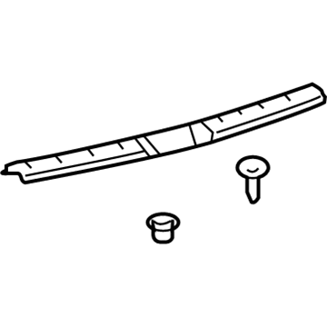 Toyota 58387-48051-E0 Rear Plate