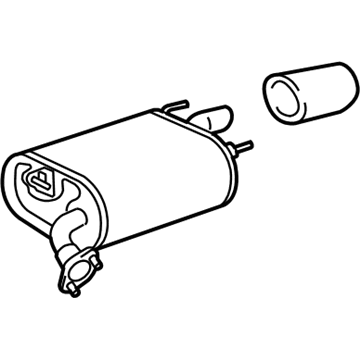 Toyota 17430-0P291 Muffler