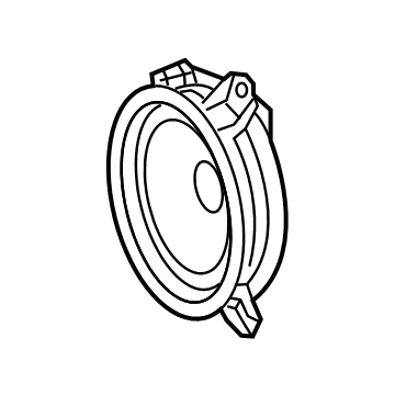 Toyota 86160-0WY50 Rear Driver Speaker
