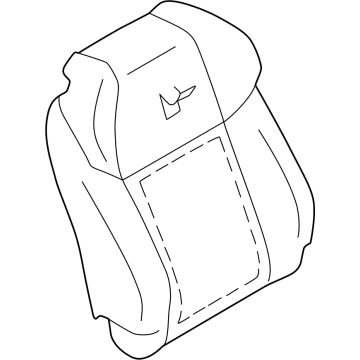 Toyota SU003-09765 Seat Back Pad