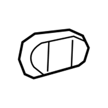 69217-28010-A0 Toyota Handle, Outside Cover, White, Front Illustration 1 of 1