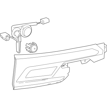 Toyota 81580-0E270 Backup Lamp Assembly