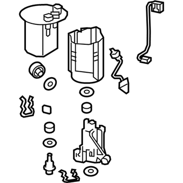 77020-06520 Toyota Fuel Pump Assembly Illustration 1 of 1