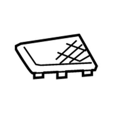 Toyota 55408-02010-B0 Speaker Grille