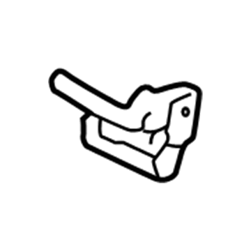 61627-42010 Toyota Rear Panel Assembly Extension, Lower Passenger Side Illustration 1 of 1