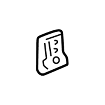 Toyota 61315-16020 Rear Panel Assembly Retainer Plate