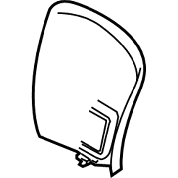 Toyota 71771-42010-P4 Seat Back Panel