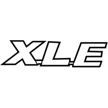 Toyota 75443-0R060 Nameplate