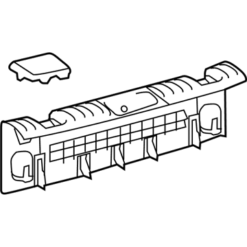 64716-74010-C0 Toyota Rear Trim Panel Illustration 1 of 1