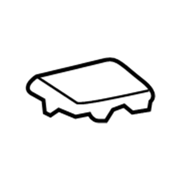 73717-74010-C0 Toyota Anchor Cover, Passenger Side Illustration 1 of 1